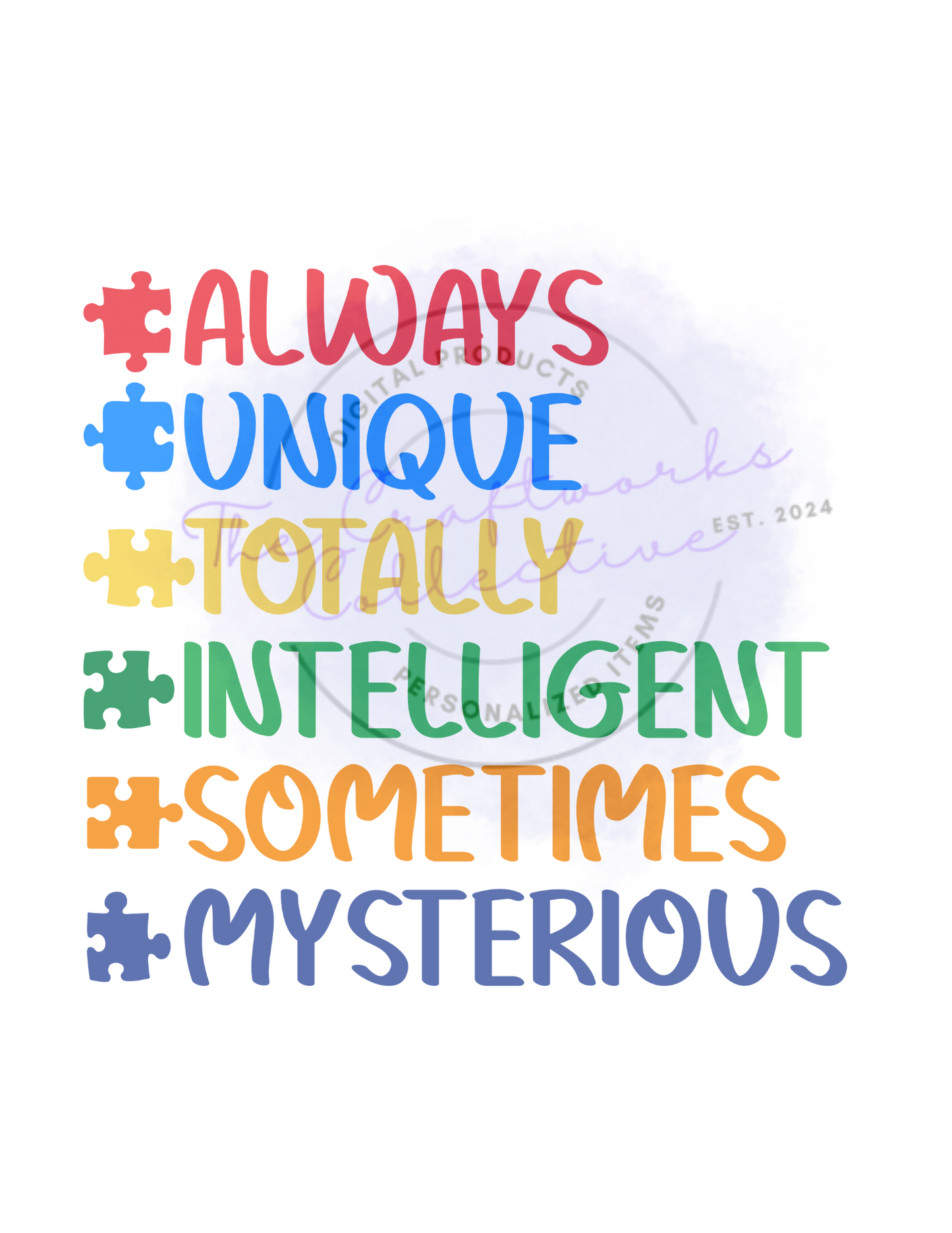 AUTISM AWARENESS EDITABLE DOWNLOAD BUNDLE