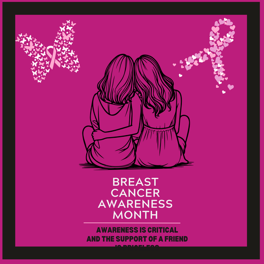 Breast Cancer Awareness Support a Friend Magenta Editable Digital Download