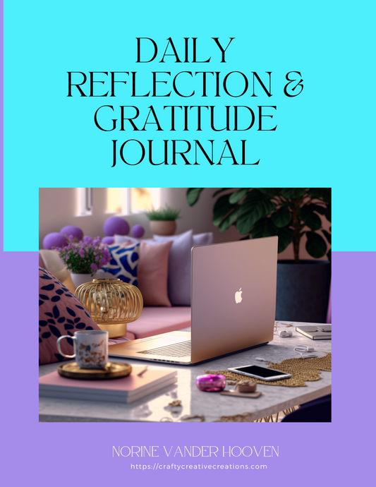 My Daily Reflection and Gratitude Journal E-Book Editable Download