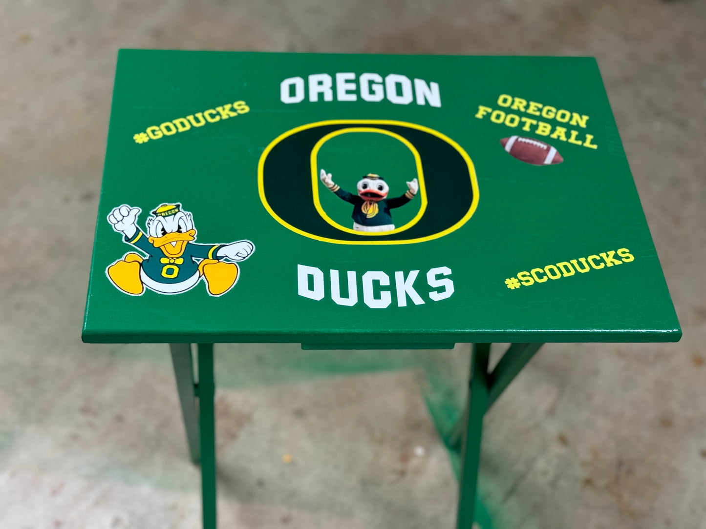 A Personalized Collapsible Tables - 19x15 with any name, colors, teams, logos